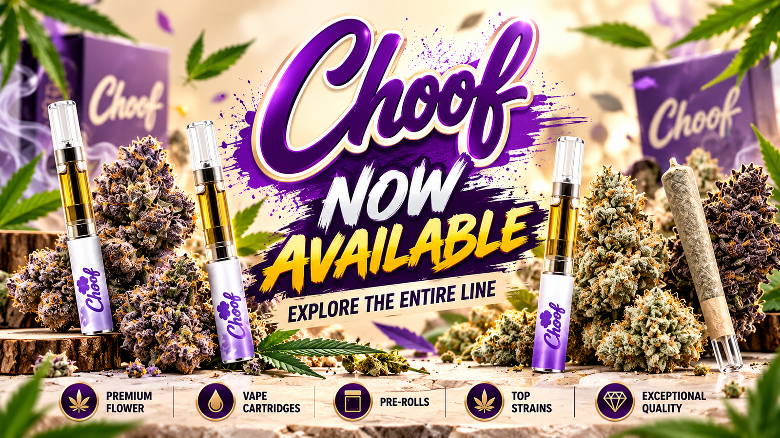 Choof premium cannabis collection